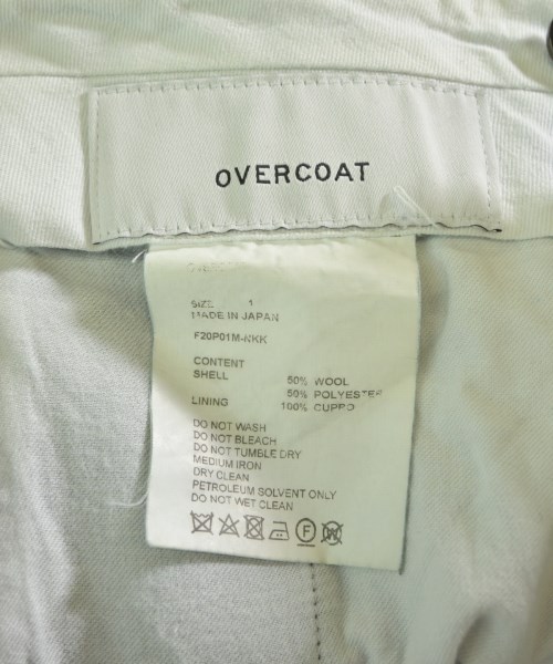 OVERCOAT（オーバーコート）スラックス 黒 サイズ:1(S位) メンズ/2200620454049