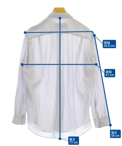 OVERCOAT（オーバーコート）カジュアルシャツ グレー サイズ:1(S位) メンズ/2200669020076