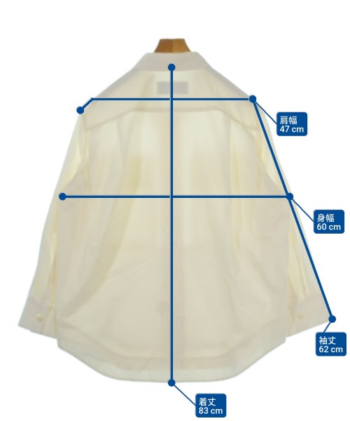 OVERCOAT（オーバーコート）カジュアルシャツ 黄 サイズ:M0(XL位) メンズ/2200651184243