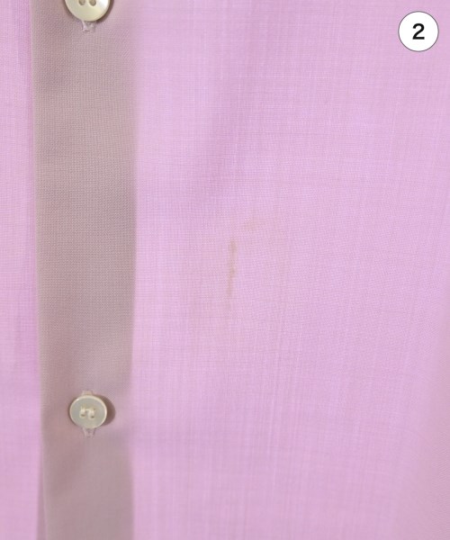 OVERCOAT（オーバーコート）カジュアルシャツ ピンク サイズ:2(M位) メンズ/2200658842252