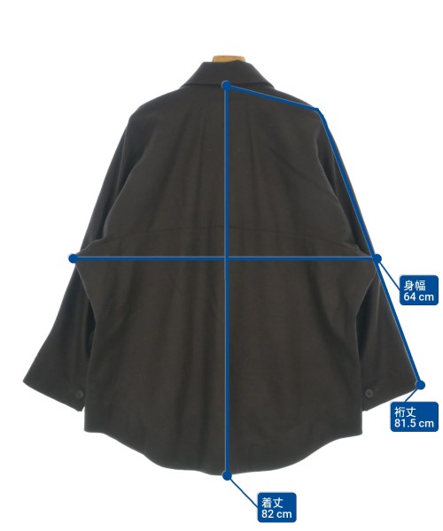 OVERCOAT（オーバーコート）カジュアルシャツ 茶 サイズ:M メンズ/2200639168036