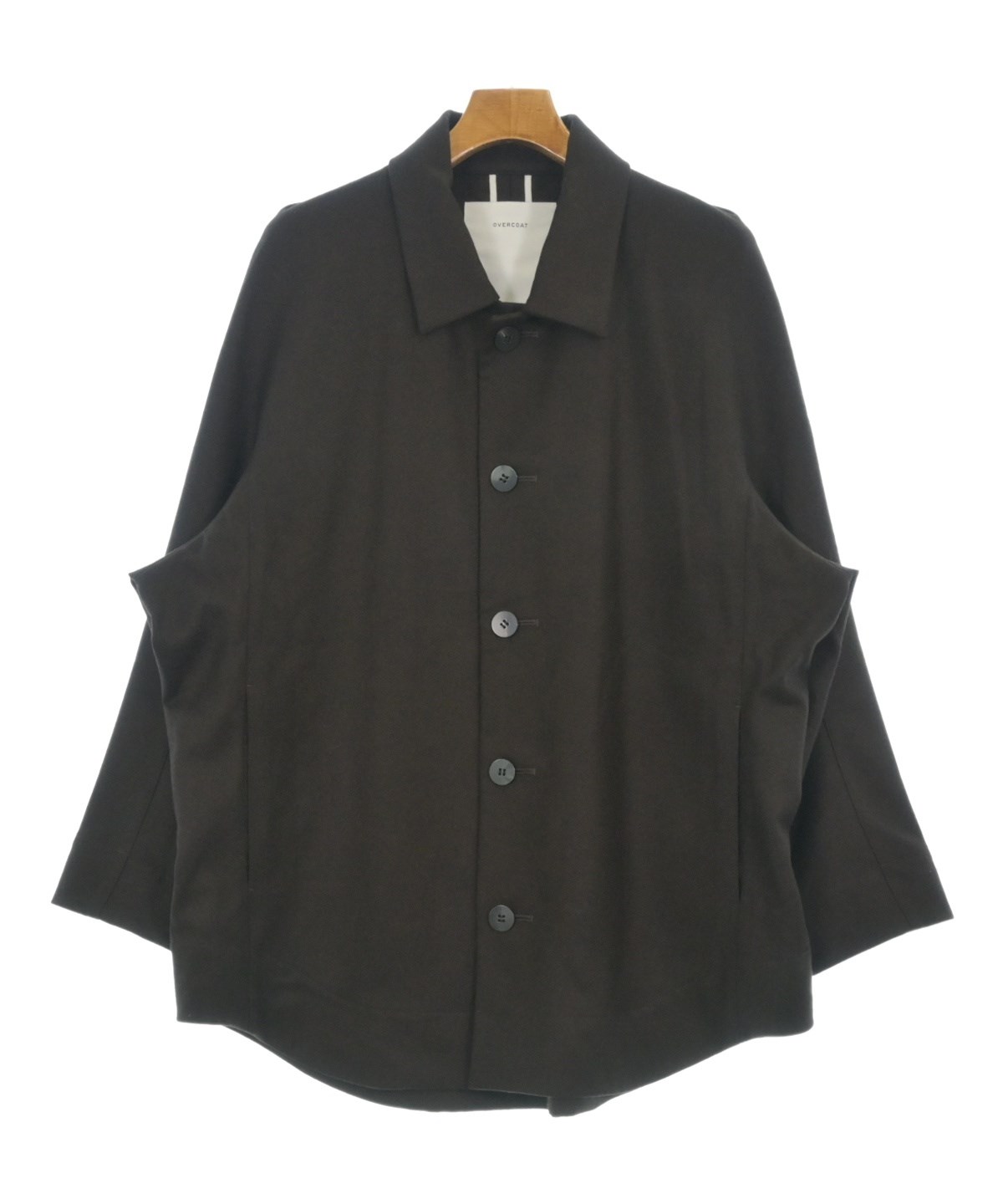 OVERCOAT（オーバーコート）カジュアルシャツ 茶 サイズ:M メンズ