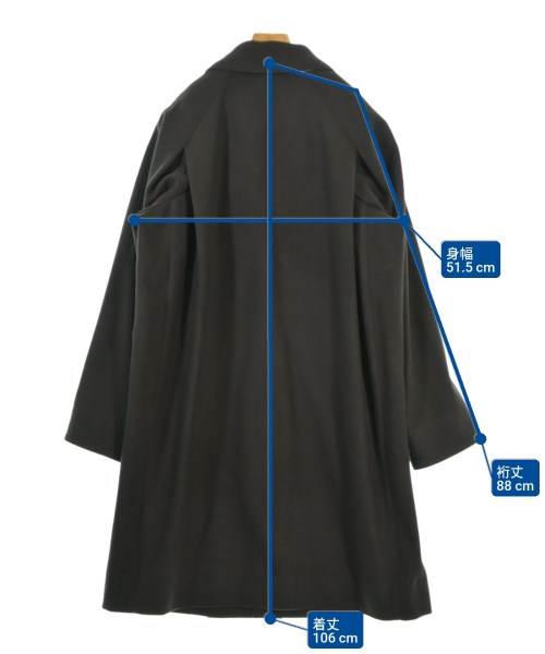 OVERCOAT（オーバーコート）ステンカラーコート 茶 サイズ:1(S位) メンズ/2200664178048