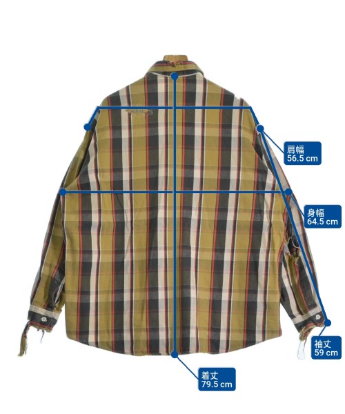 BOW WOW（バウワウ）カジュアルシャツ 黄 サイズ:-(XL位) メンズ/2200663357178