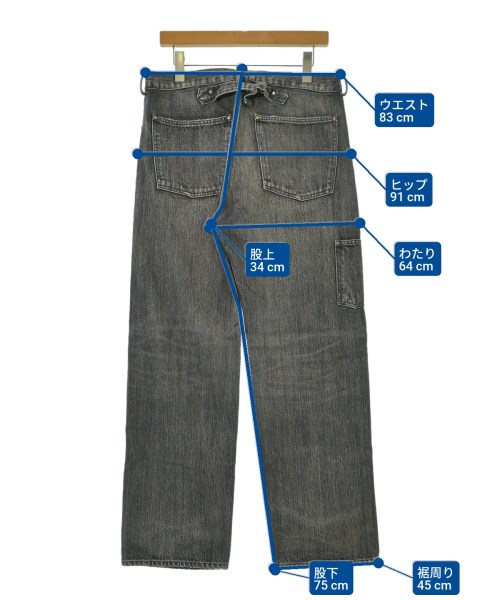 BOW WOW（バウワウ）デニムパンツ 黒 サイズ:L メンズ/2200675884037