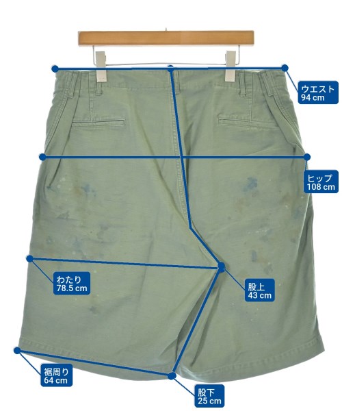 BOW WOW（バウワウ）ショートパンツ カーキ サイズ:XXXL メンズ/2200689838583