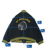 BOW WOW（バウワウ）スタジャン 紺 サイズ:L メンズ/2200655385011