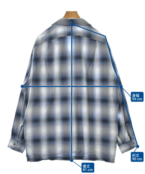 BOW WOW（バウワウ）カジュアルシャツ 青 サイズ:M メンズ/2200656487318