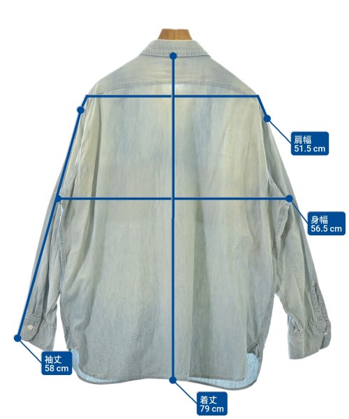 BOW WOW（バウワウ）カジュアルシャツ 青 サイズ:M メンズ/2200656487325