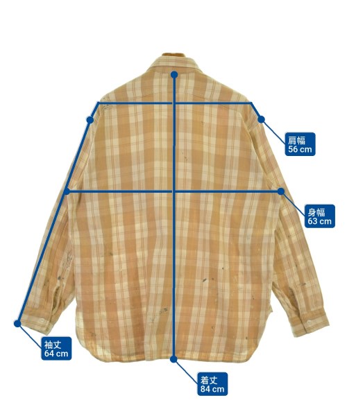 BOW WOW（バウワウ）カジュアルシャツ ベージュ サイズ:XL メンズ/2200662960058