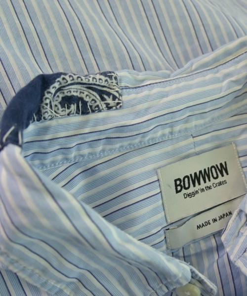 BOW WOW（バウワウ）カジュアルシャツ 青 サイズ:L メンズ/2200666952059