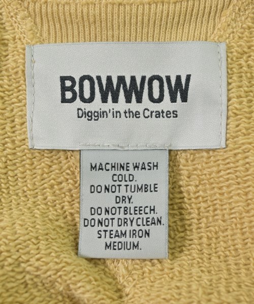 BOW WOW（バウワウ）スウェット 黄 サイズ:XXL メンズ/2200736709019