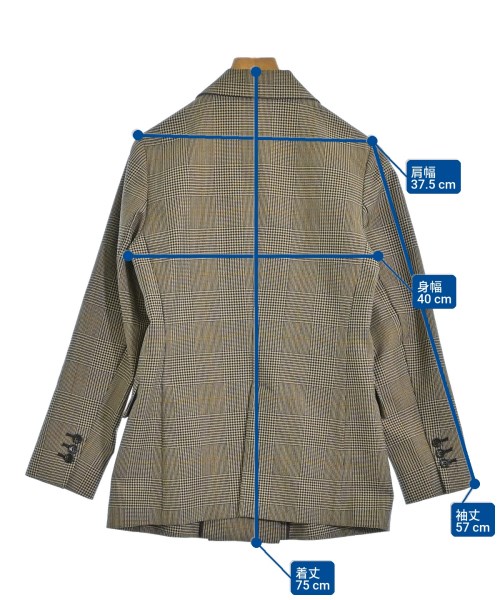 GARAGE OF GOOD CLOTHING（ガレージオブグッドクロージング）テーラードジャケット 茶 サイズ:F レディース/2200713709032
