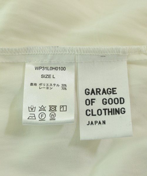 GARAGE OF GOOD CLOTHING（ガレージオブグッドクロージング）ワンピース 白 サイズ:L レディース/2200713709094
