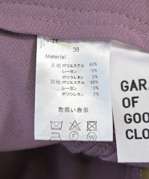 GARAGE OF GOOD CLOTHING（ガレージオブグッドクロージング）その他 紫 サイズ:38(M位) レディース/2200713709131