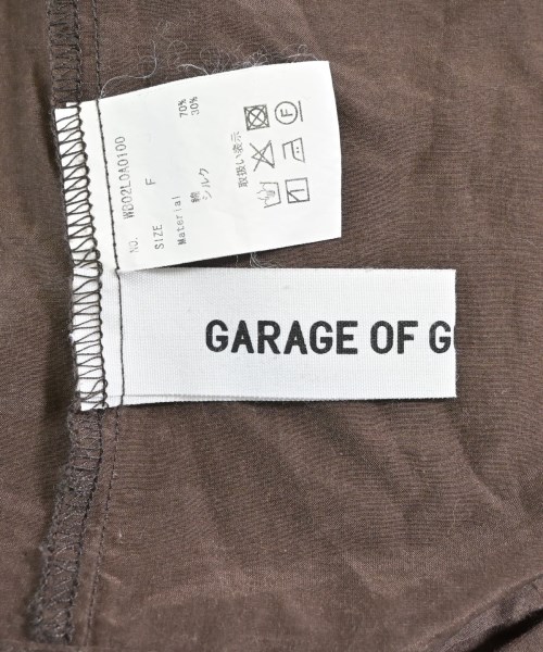 GARAGE OF GOOD CLOTHING（ガレージオブグッドクロージング）ブラウス 茶 サイズ:F レディース/2200661363041