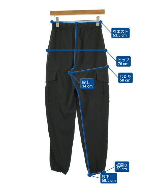 GARAGE OF GOOD CLOTHING（ガレージオブグッドクロージング）カーゴパンツ 黒 サイズ:-(S位) レディース/2200715489093
