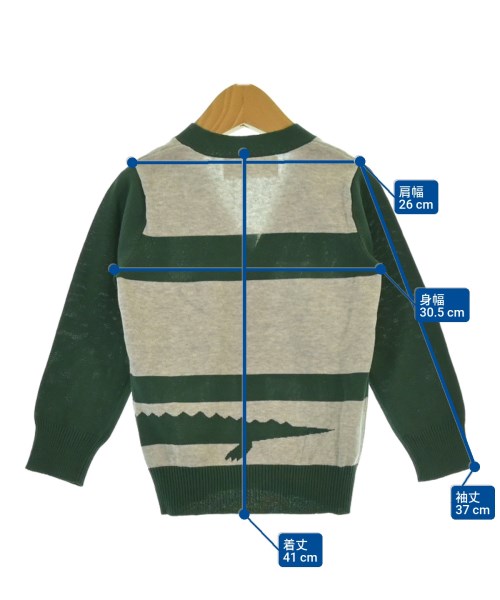 ami amie（アミアミ）ニット 緑 サイズ:100(3T-4T) キッズ/2200637553155