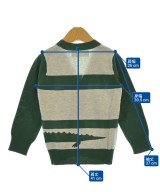 ami amie（アミアミ）ニット 緑 サイズ:100(3T-4T) キッズ/2200637553155