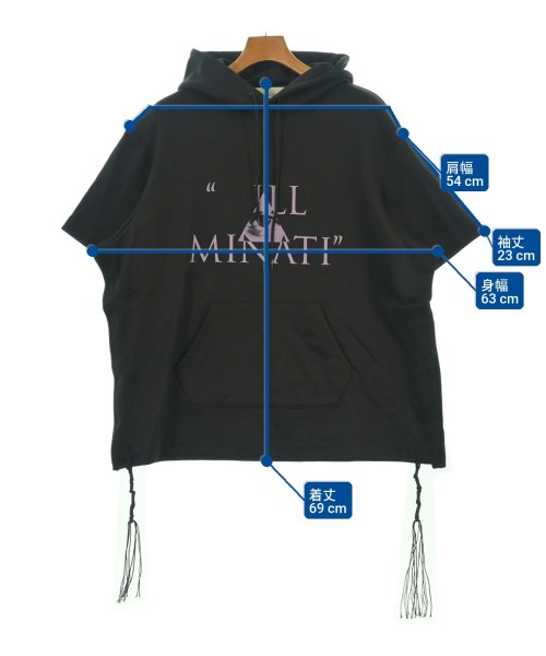 Azuma.（アズマ）パーカー 黒 サイズ:1(L位) メンズ/2200629958043