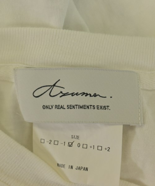 Azuma.（アズマ）Tシャツ・カットソー 白 サイズ:1(L位) メンズ/2200732323202
