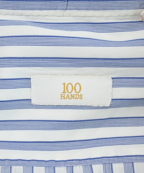 100HANDS（ハンドレッドハンズ）ドレスシャツ 白 サイズ:40(L位) メンズ/2200656735228