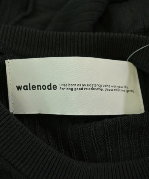 walenode（ウェルノード）ベスト/ノースリーブ 黒 サイズ:0(XS位) レディース/2200716359043