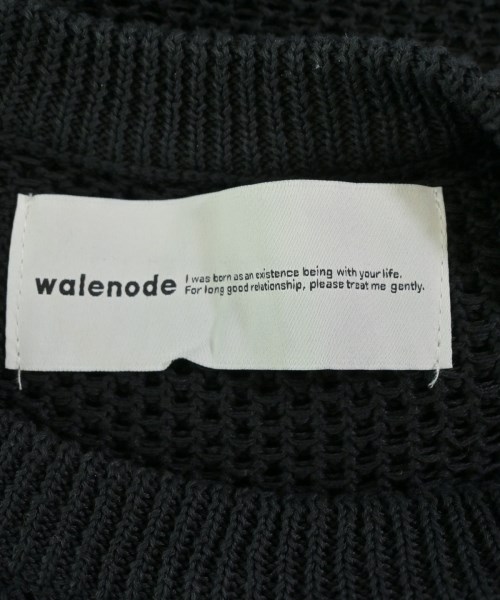 walenode（ウェルノード）ニット・セーター 黒 サイズ:1(S位) レディース/2200670477036