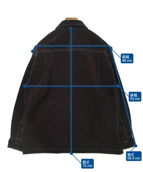 COMFORTABLE REASON（コンフォータブルリーズン）カジュアルシャツ 茶 サイズ:M メンズ/2200679304098