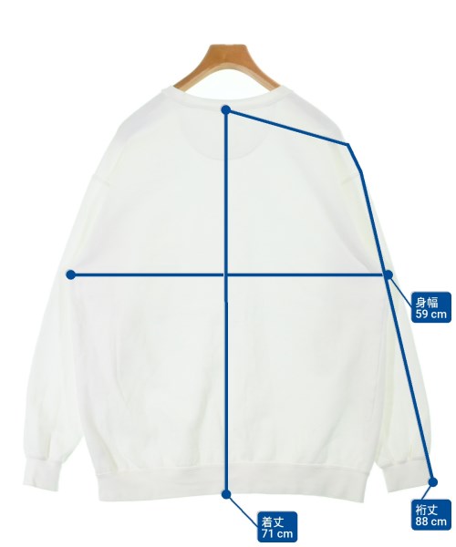 COMFORTABLE REASON（コンフォータブルリーズン）スウェット 白 サイズ:L メンズ/2200647007082