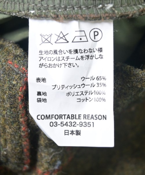 COMFORTABLE REASON（コンフォータブルリーズン）その他 カーキ サイズ:-(M位) メンズ/2200712406307