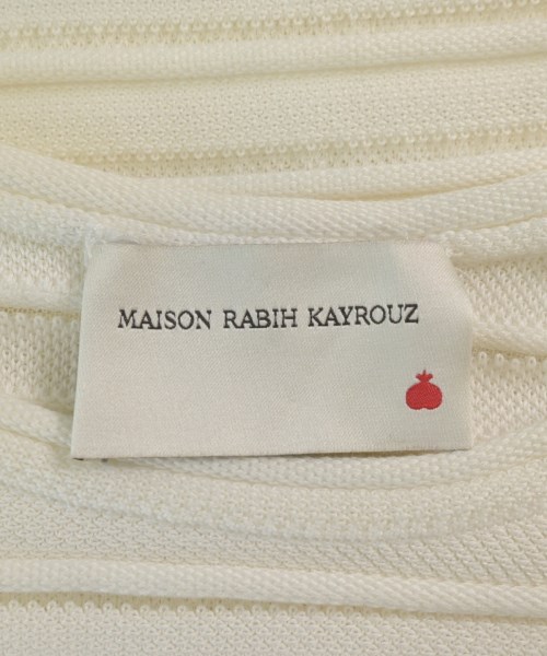 MAISON RABIH KAYROUZ（メゾンラビカイルー）ワンピース 白 サイズ:38(S位) レディース/2200636724082