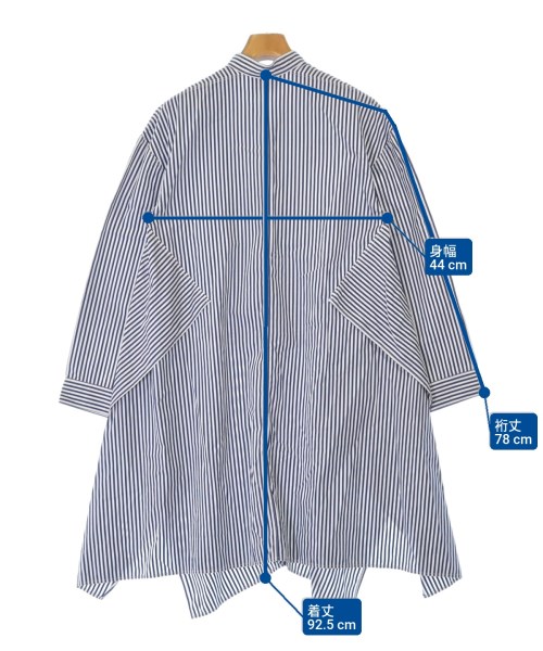 MAISON RABIH KAYROUZ（メゾンラビカイルー）カジュアルシャツ 紺 サイズ:34(XXS位) レディース/2200638724615