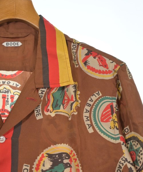 BODE（ボーディ）カジュアルシャツ 茶 サイズ:L メンズ/2200640453077