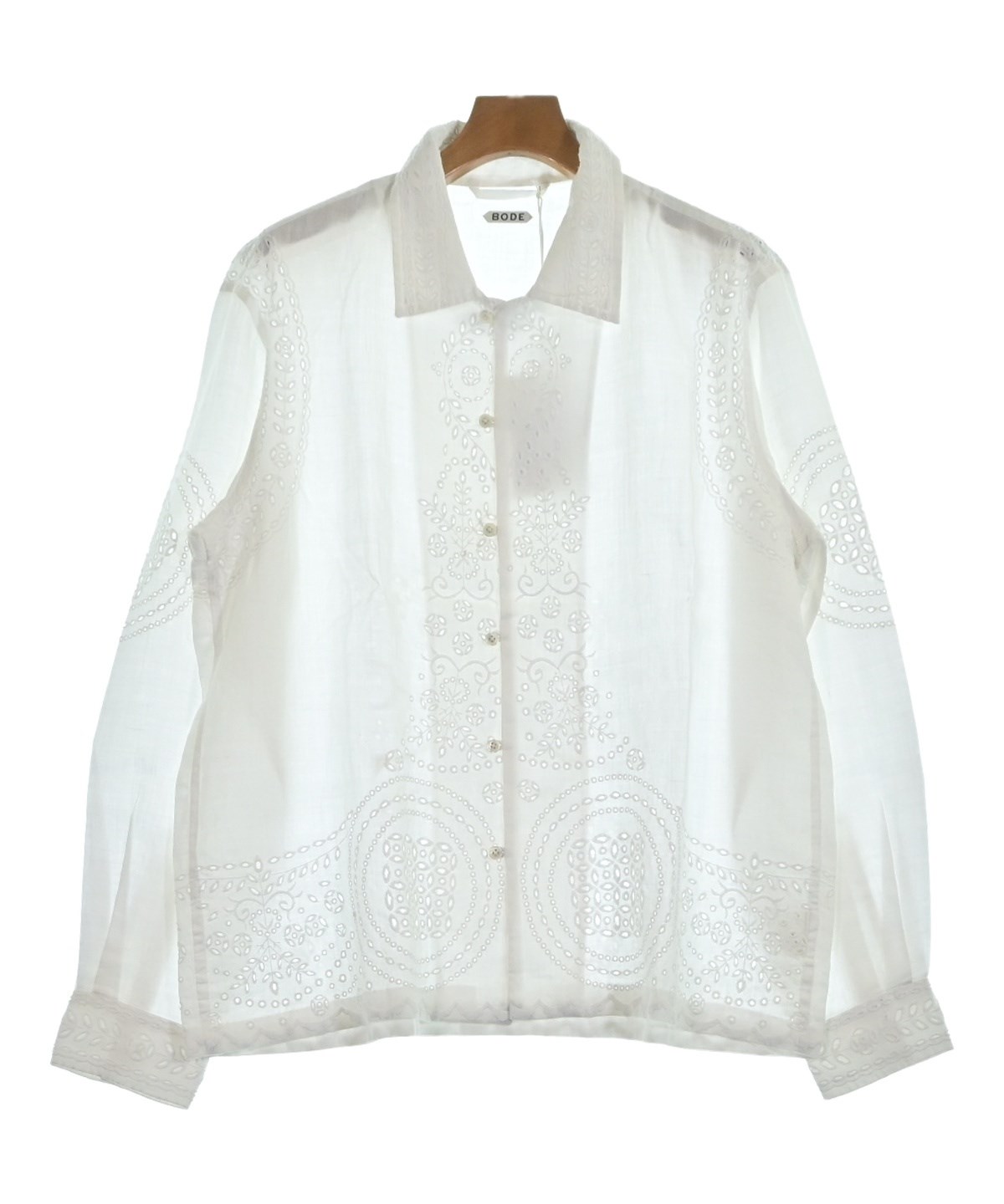 BODE（ボーディ）カジュアルシャツ 白 サイズ:L メンズ/2200574432018