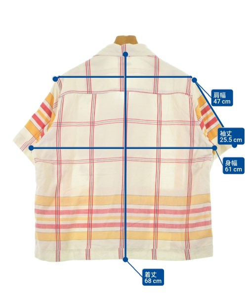 BODE（ボーディ）カジュアルシャツ 白 サイズ:XL メンズ/2200626104092