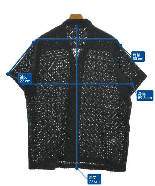 BODE（ボーディ）カジュアルシャツ 黒 サイズ:XL/XXL メンズ/2200619260064