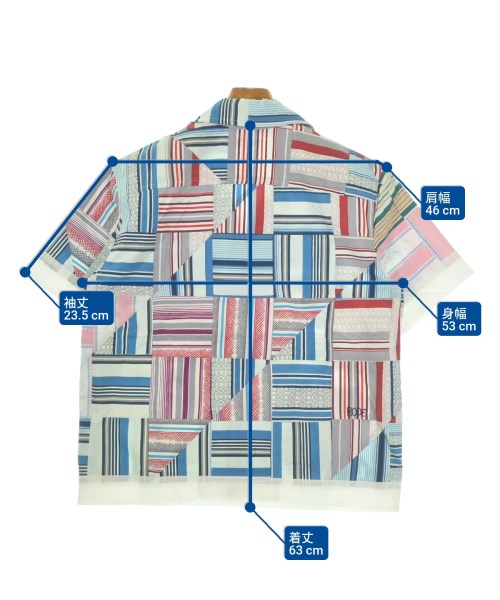 BODE（ボーディ）カジュアルシャツ 青 サイズ:XS/S メンズ/2200636803053