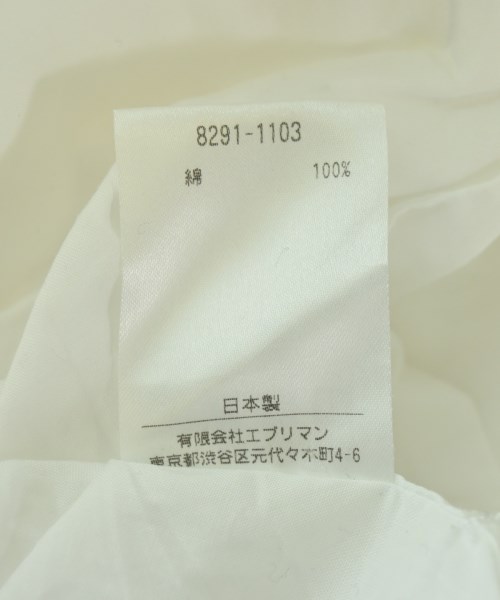 HAND ROOM（ハンドルーム）カジュアルシャツ 白 サイズ:M レディース/2200694774142