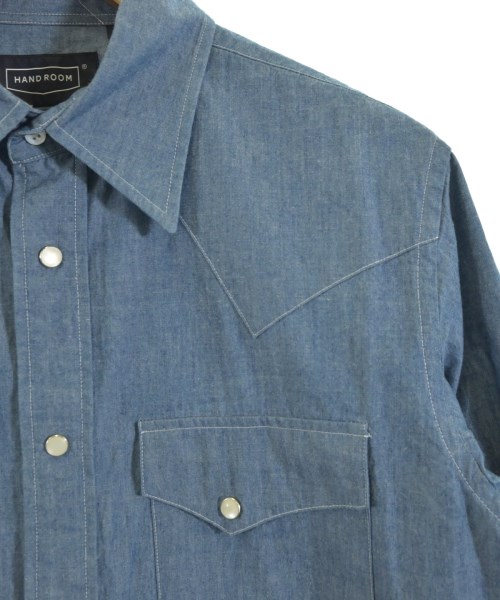 HAND ROOM（ハンドルーム）カジュアルシャツ 青 サイズ:M メンズ/2200663568109