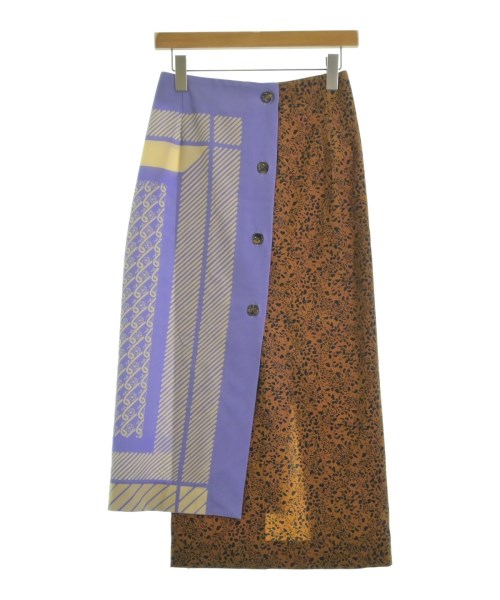 mantero(マンテロ)ロング・マキシ丈スカート 紫 サイズ:40(M位)/2200633536022