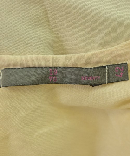 1970 SEVENTY（ナインティーンセブンティ）ブラウス ベージュ サイズ:42(M位) レディース/2200640120412