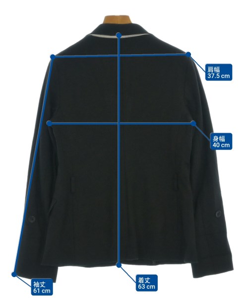 1970 SEVENTY（ナインティーンセブンティ）テーラードジャケット 黒 サイズ:42(M位) レディース/2200640120597