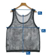 mae（マエ）ベスト/ノースリーブ 黒 サイズ:F レディース/2200633326067