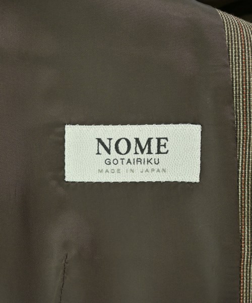 NOME GOTAIRIKU（ノームゴタイリク）ドレスシャツ 茶 サイズ:34(XS位) メンズ/2200719623066
