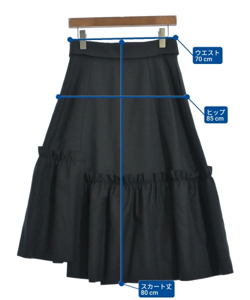 Nell（ネル）ロング・マキシ丈スカート 黒 サイズ:38(M位) レディース/2200646870052