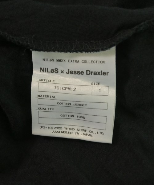 NILoS（ニルズ）Tシャツ・カットソー 黒 サイズ:1(S位) メンズ/2200640225025
