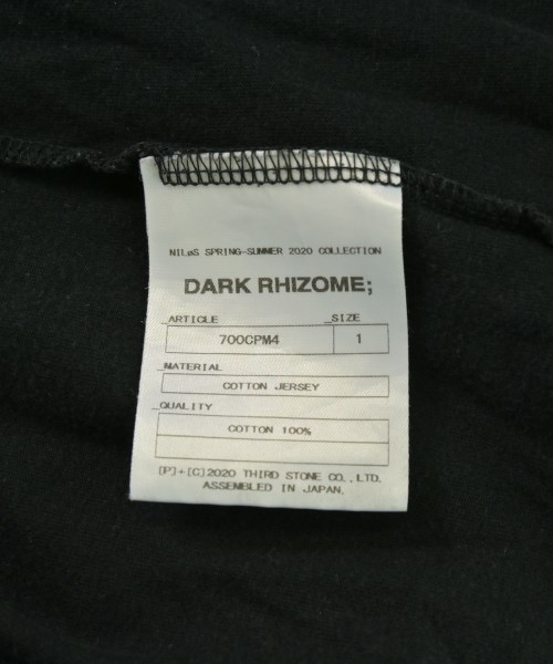 NILoS（ニルズ）Tシャツ・カットソー 黒 サイズ:1(S位) メンズ/2200666935045
