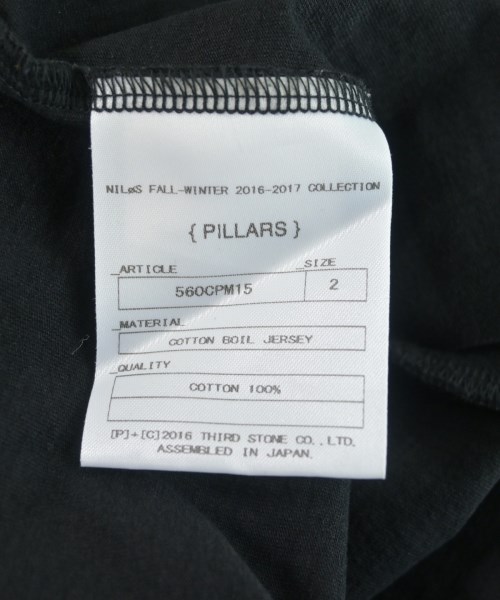 NILoS（ニルズ）Tシャツ・カットソー 黒 サイズ:2(M位) メンズ/2200661837375