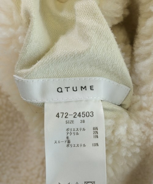 QTUME（クチューム）その他 白 サイズ:38(M位) レディース/2200666516039